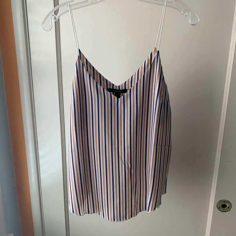 Forever 21 Stripped Tank Top